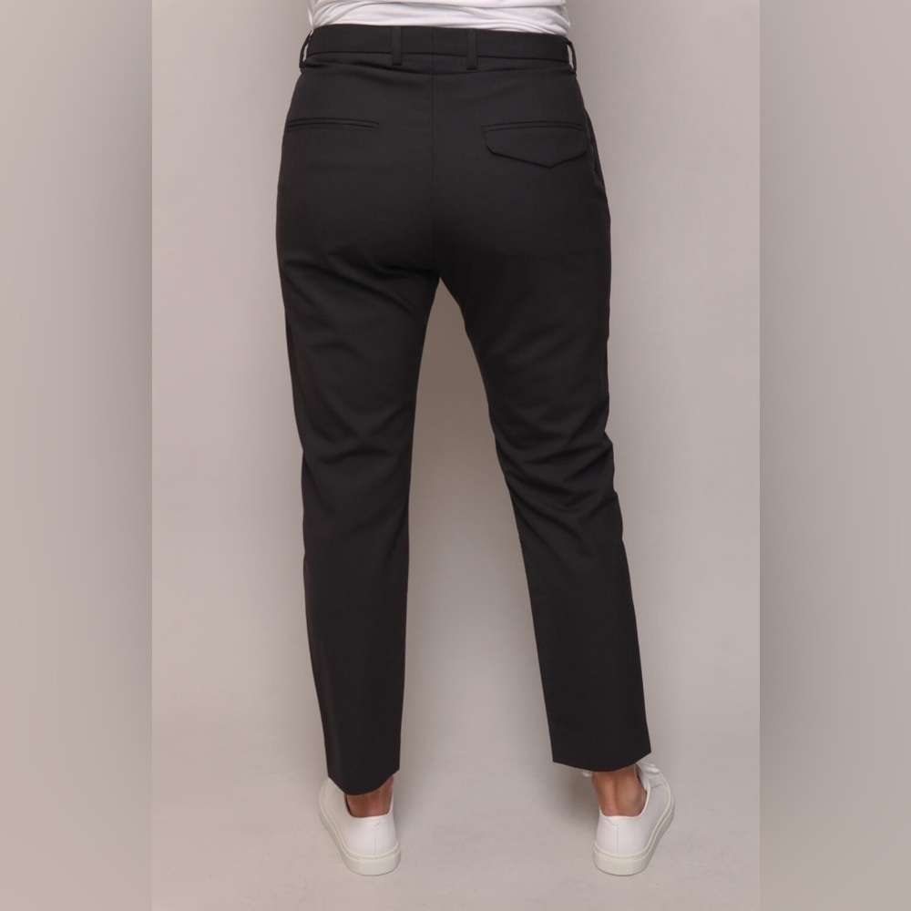 HOPE Womens Size 8 Brown Black Houndstooth Krissy Edit Cropped Relaxed Trousers‎ - Picture 11 of 11